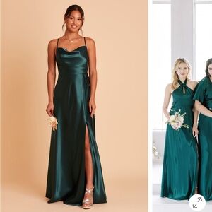 Birdy Grey Teal Emerald Maxi Dress